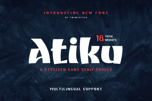 Atiku: A Bold and Vintage Display Font for Modern Web Design