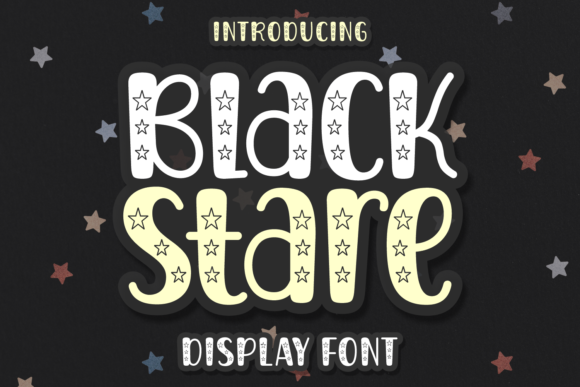 Black Stare: A Playful Display Font for Engaging Campaigns