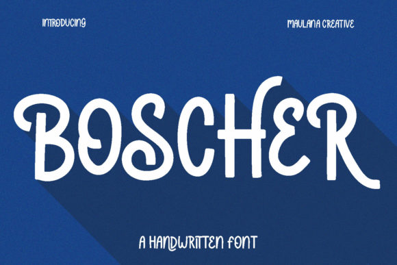 Boscher Font: A Creative Spark for Your Handmade Products
