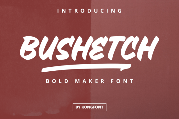 Discover Bushetch: A Playful Display Font for Web Design