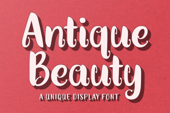 Enhance Your Brand with Antique Beauty Font