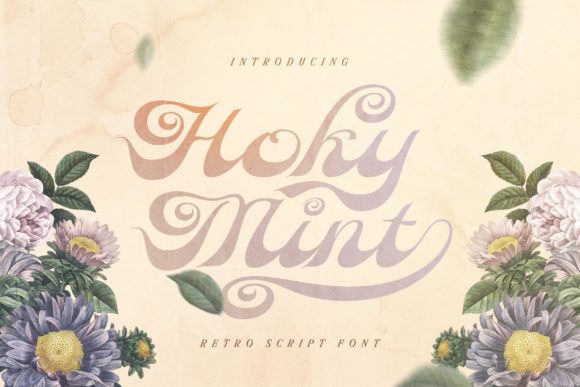 Hoky Mint: A Distinct Display Font for Editorial Mood