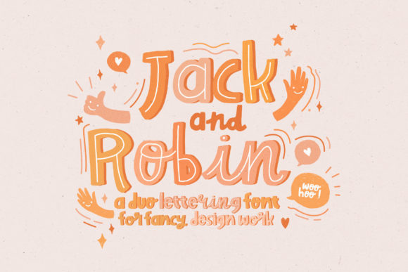 Jack Robin: A Display Font for Elegant Handmade Creations