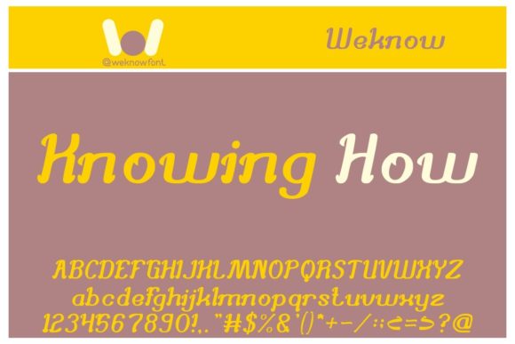 Knowing How: A Versatile Font for Craft and Design