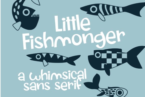 Little Fishmonger: A Quirky Display Font for Crafters and Makers