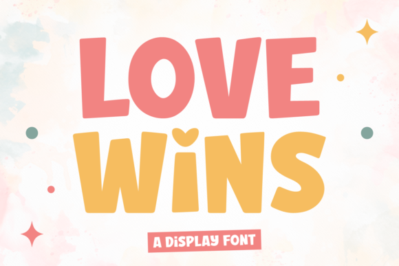 Love Wins: A Charming Display Font for Bold Branding