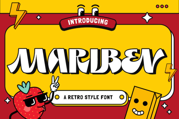 Marlben: A Vintage Display Font for Creative Crafters