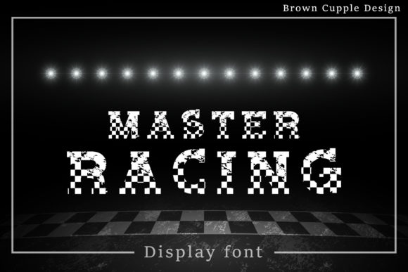Master Racing: A Bold and Energetic Typeface
