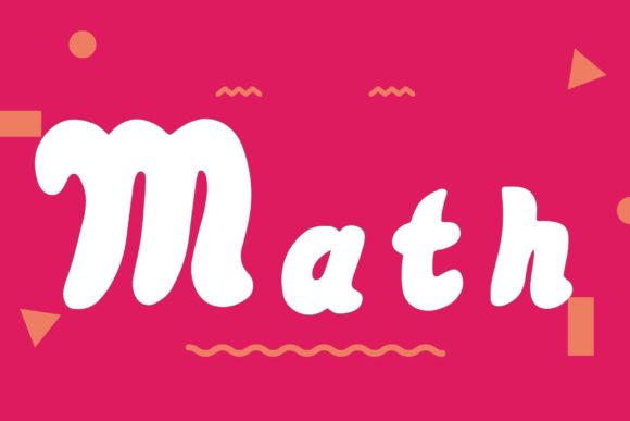 Math: A Jolly Display Font for Web Design