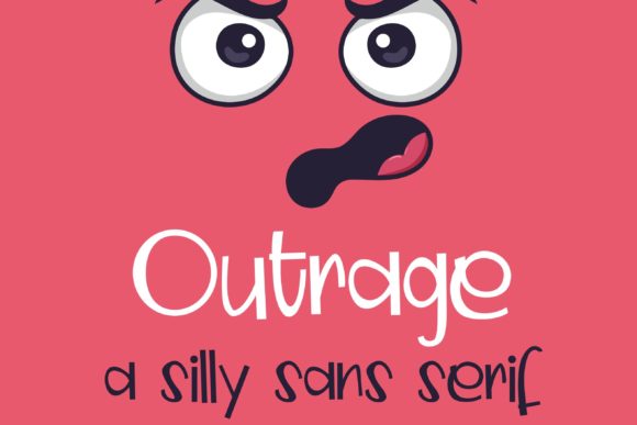 Outrage: A Quirky Display Font for Eye-Catching Campaigns