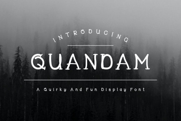 Quandam: A Display Font That Makes Your Business Look More Cohesive