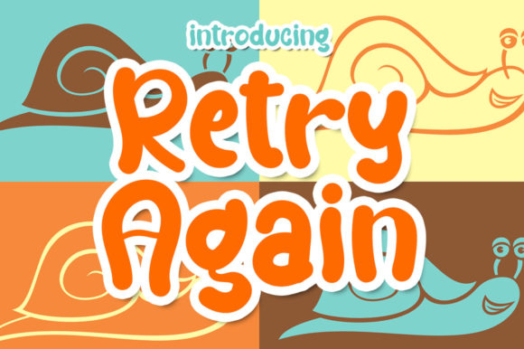 Retry Again: A Versatile Display Font for Modern Web Design