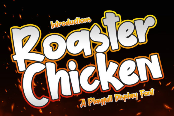 Roaster Chicken: A Stylish Handwritten Font for Web Design