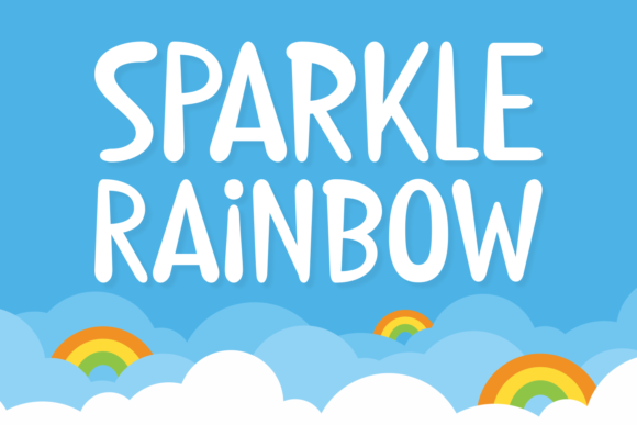 Sparkle Rainbow: A Charming Display Font for Crafters