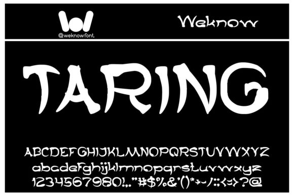 Taring: The Display Font Your Brand Needs
