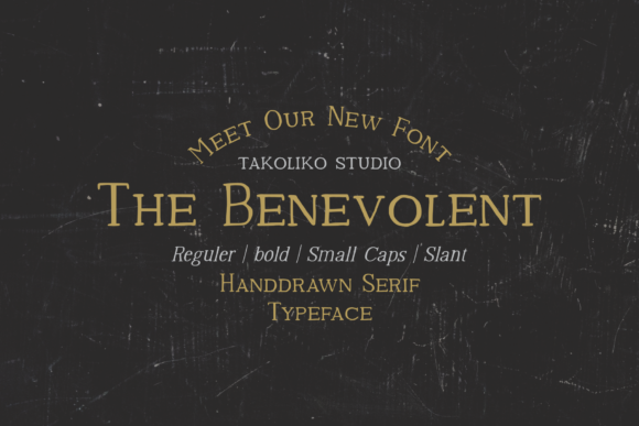 The Benevolent Display Font for Web Designers