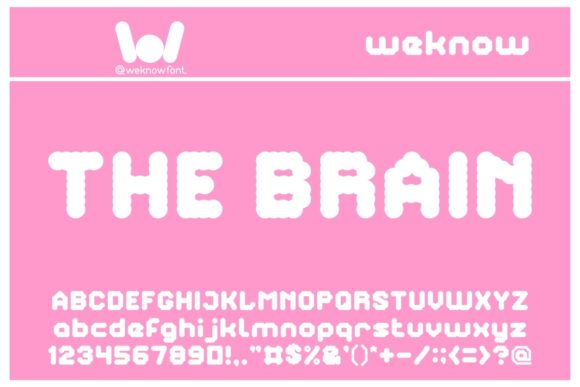 The Brain: A Stylish Display Font for Editorial Design