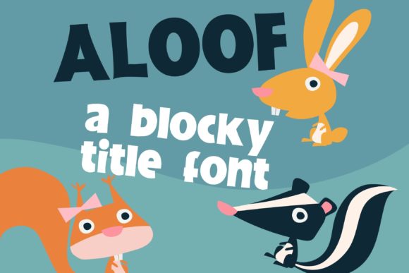 Transform Your Brand with Aloof: A Bold Display Font