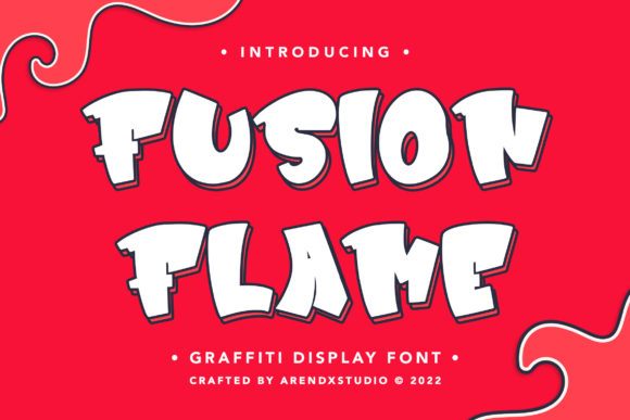 Unleash Creativity with Fusion Flame: A Bold Graffiti Font