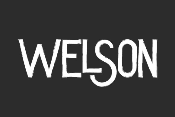 Welson: A Display Font for Bold, Graphic Statements